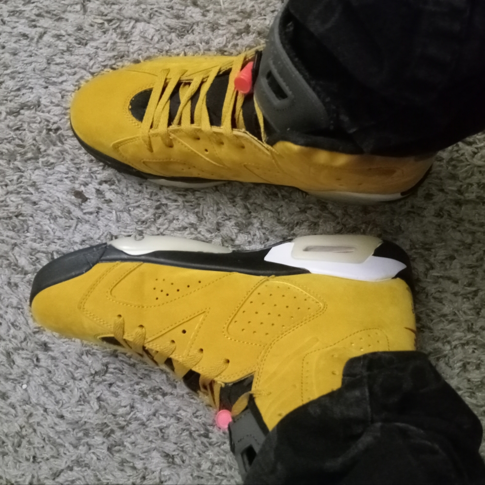 ***SOLD***Retro Air Jordan 6s/Travis Scott Yellow